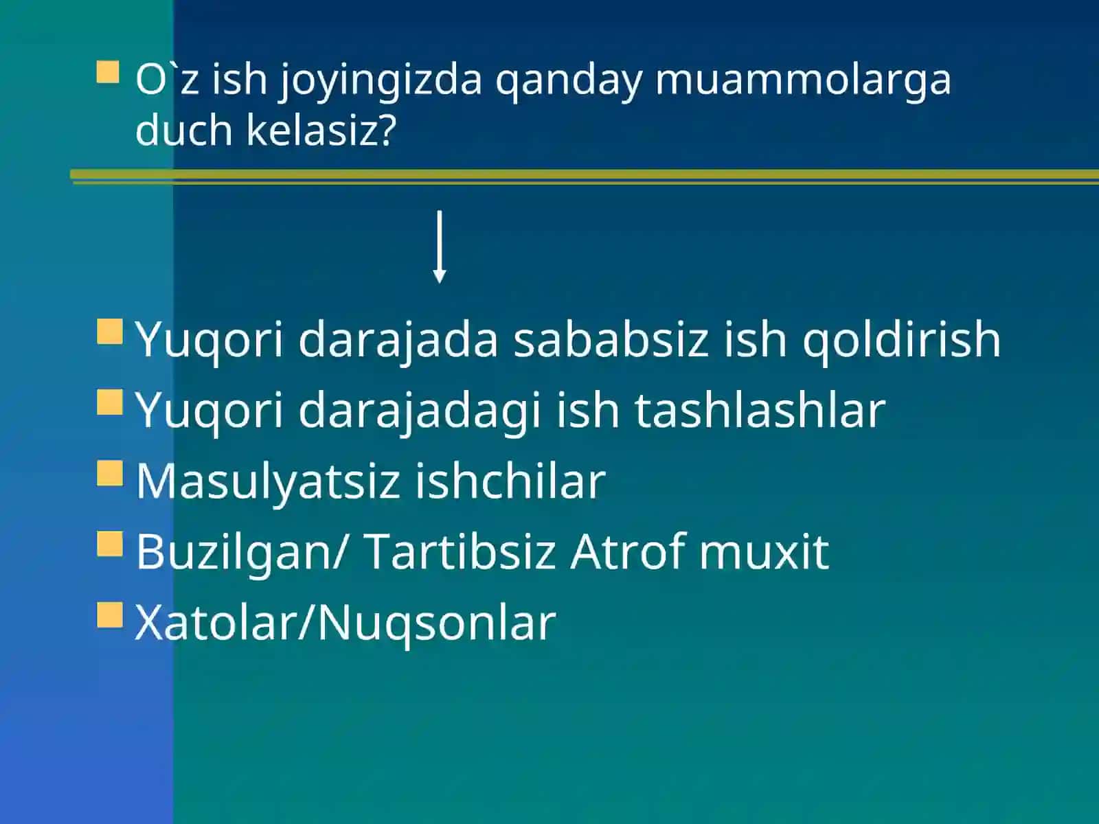 5S tizimi. Yaponyani Muvaffaqiyatga erishishdagi sirlari 2