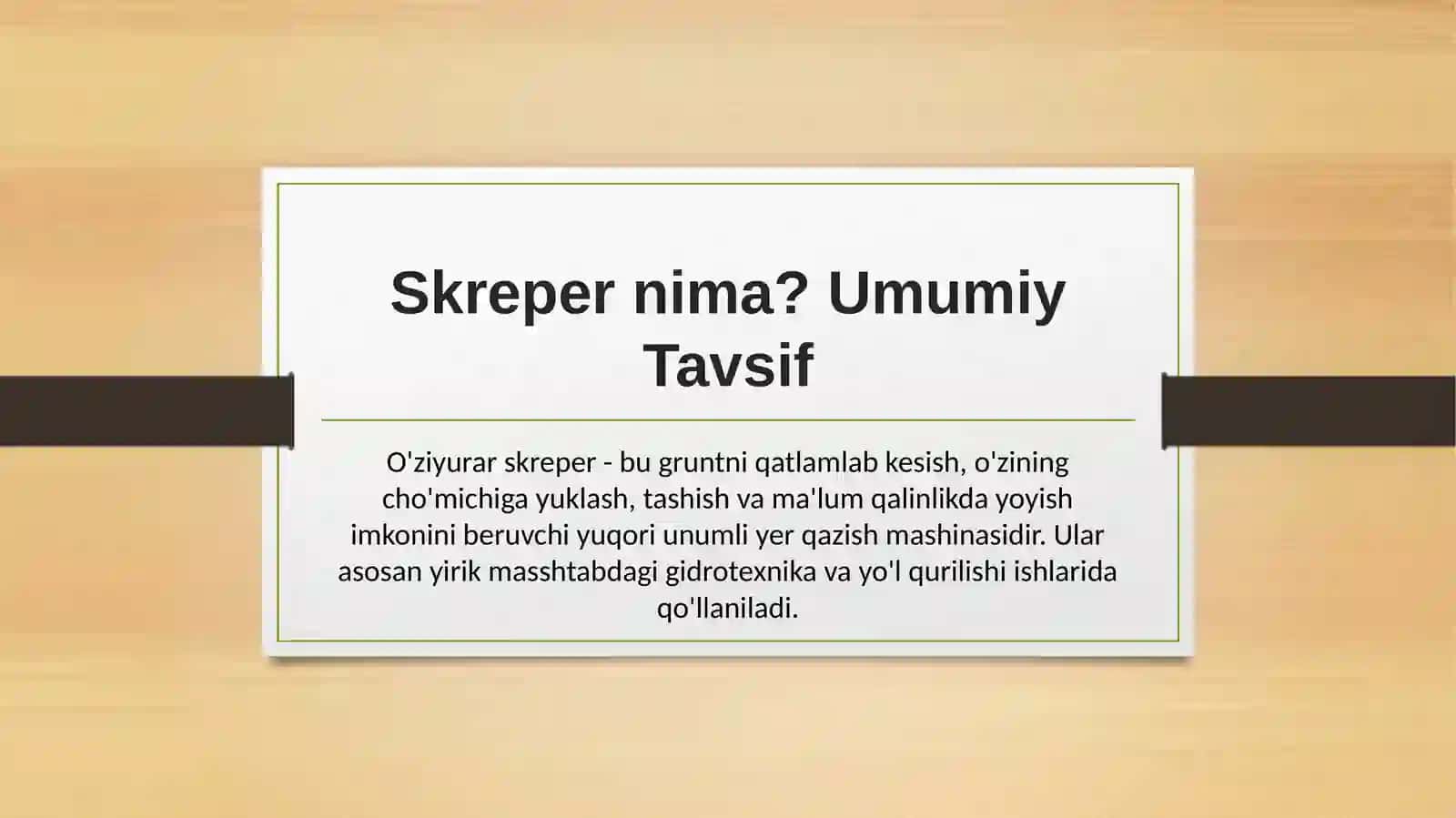 O'ziyurar Skreperlar: Zamonaviy Qurilish Texnikasi 2
