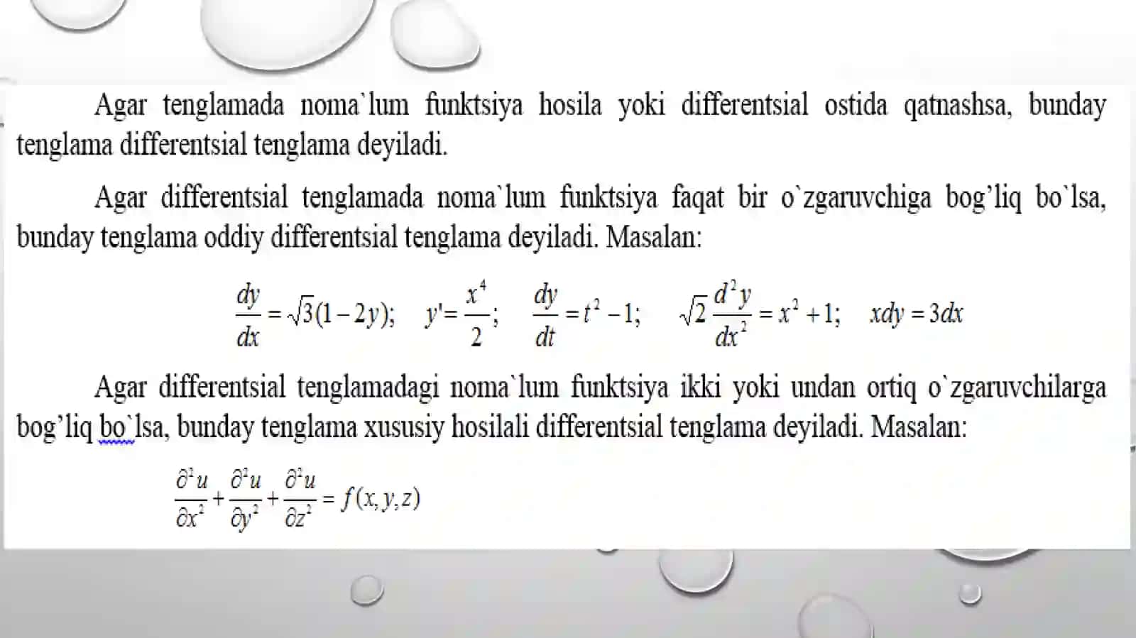Birinchitartiblitenglamalarnitaqribanyechish 2