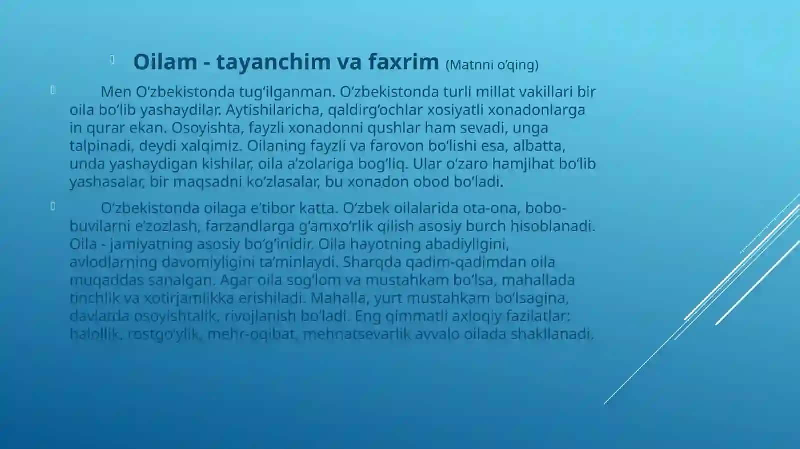 Oilam-tayanchim,faxrim 2