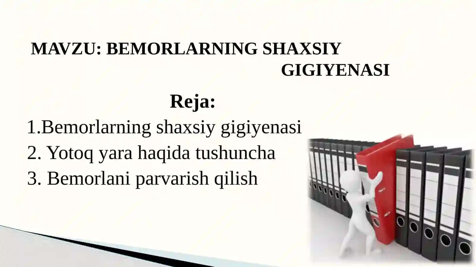 Bemorlarning shaxsiy gigiyenasi 2