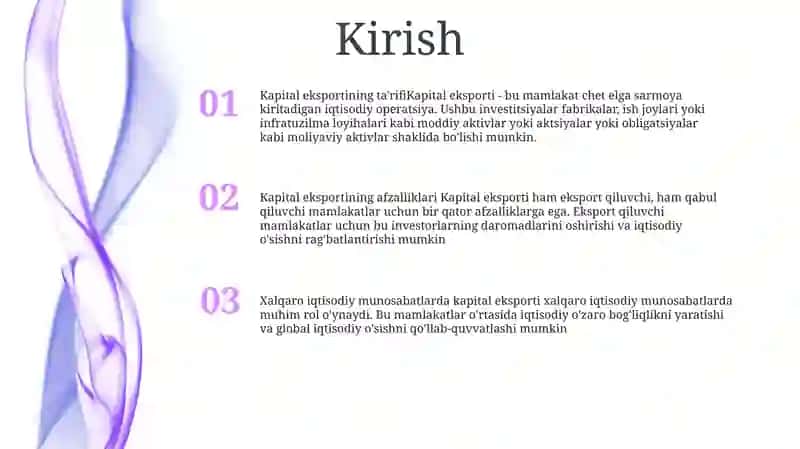 Kapital Eksporti-Xalqaro Iqtisodiy Munosabatlarning Ilg'or Shakli Sifatida 2