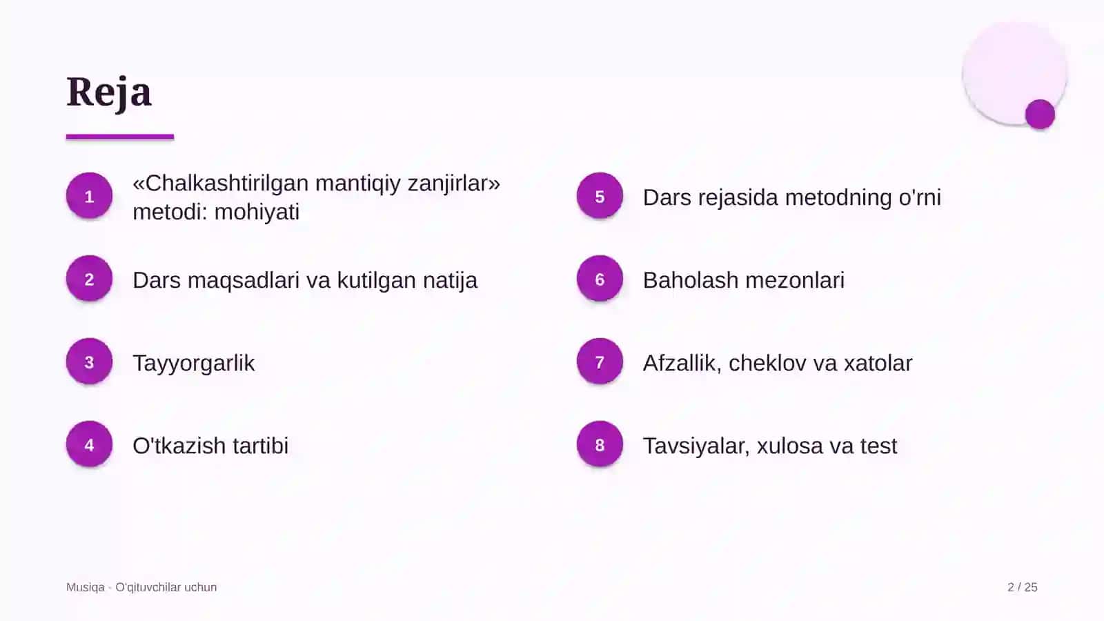 musiqa darslarida chalkashtirilgan mantiqiy zanjirlar metodidan foydalanish 7866 2