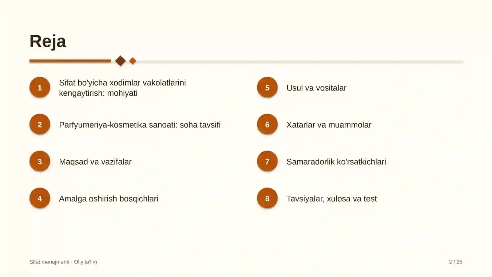 parfyumeriya kosmetika sanoatida sifat bo'yicha xodimlar vakolatlarini kengaytirish 2142 2