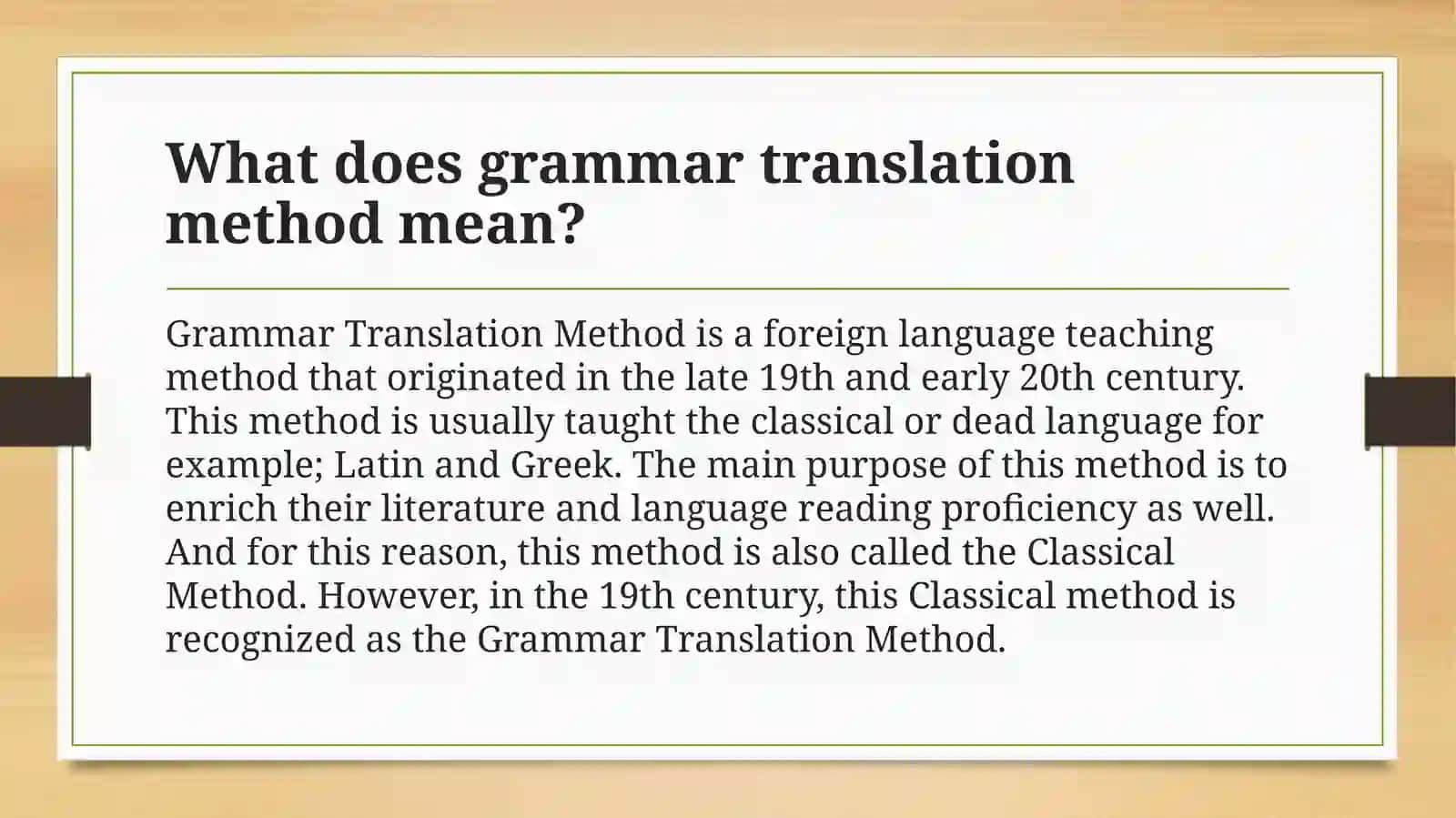 Grammar Translation Method 2