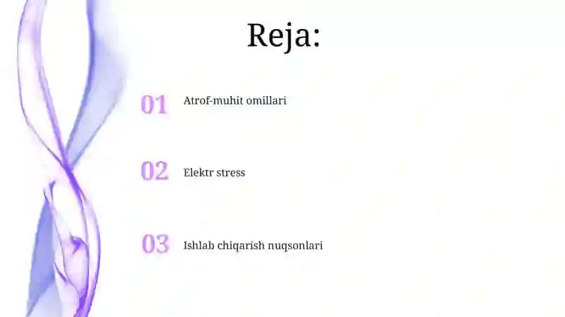 Tranzistorning teshilishiga olib keluvchi sabablar 2