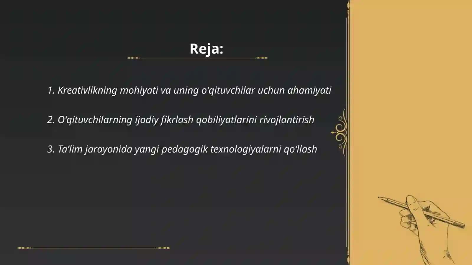Oʻqituvchilarda kreativlikni rivojlantirish omillari 2