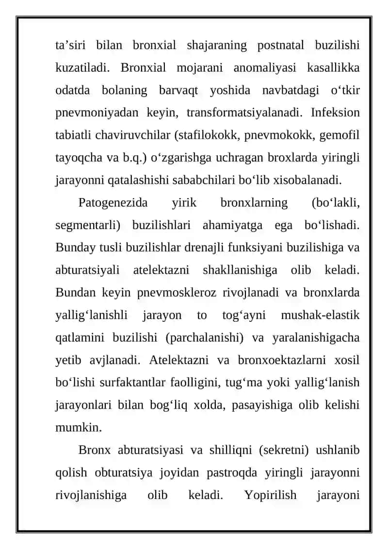 BRONXOEKTATIK KASALLIK ETIOLOGIYASI 2