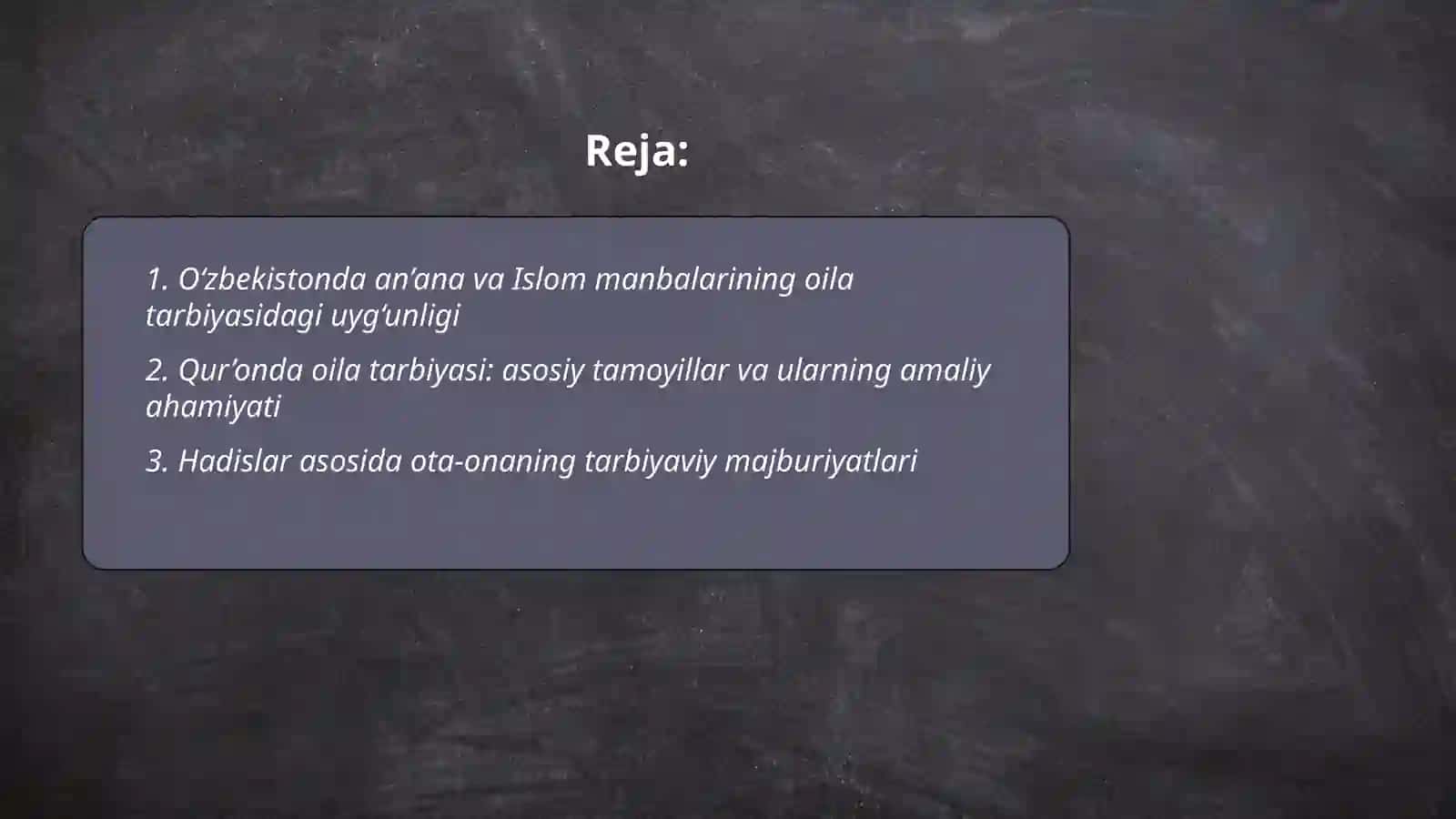 O‘zbekistonda oila tarbiyasiga oid muhim qarashlar 2