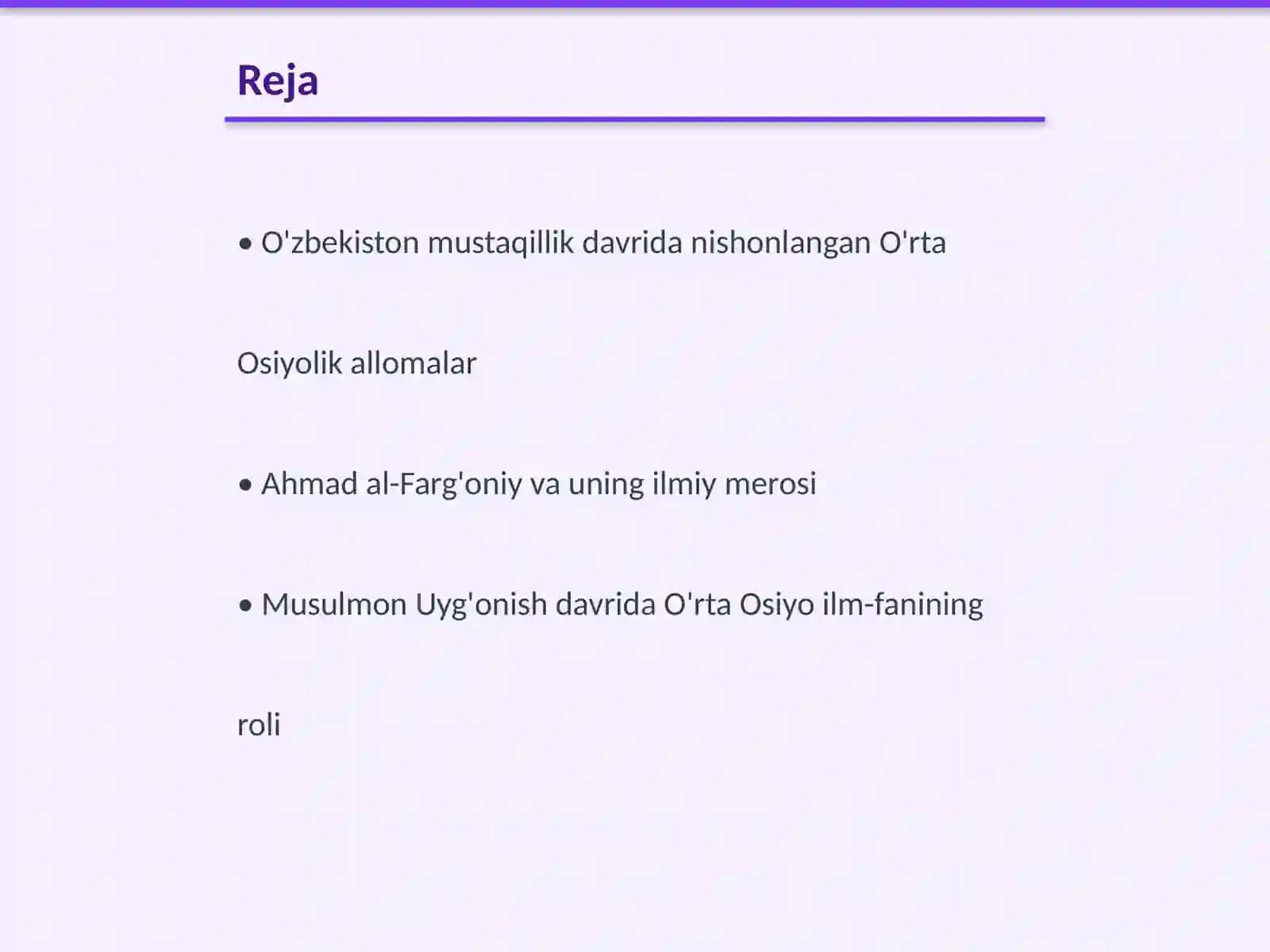O'zbekiston mustaqillik davrida nishonlangan O'rta Osiyolik allomalar 2