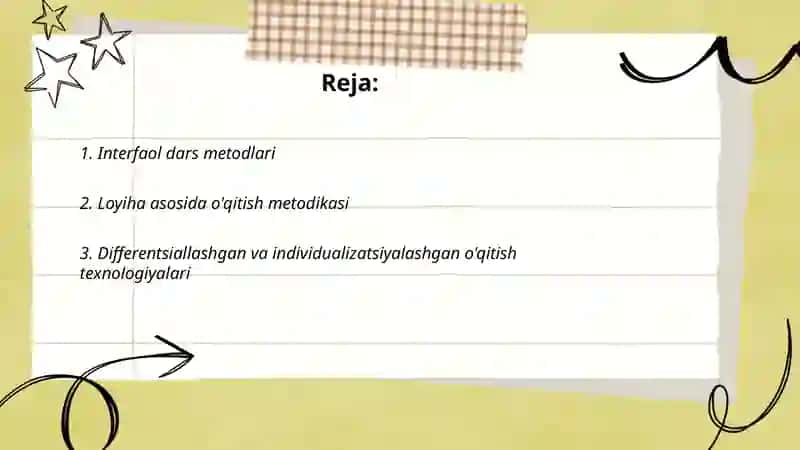 Ped Texnologiya boyicha metodlar 2