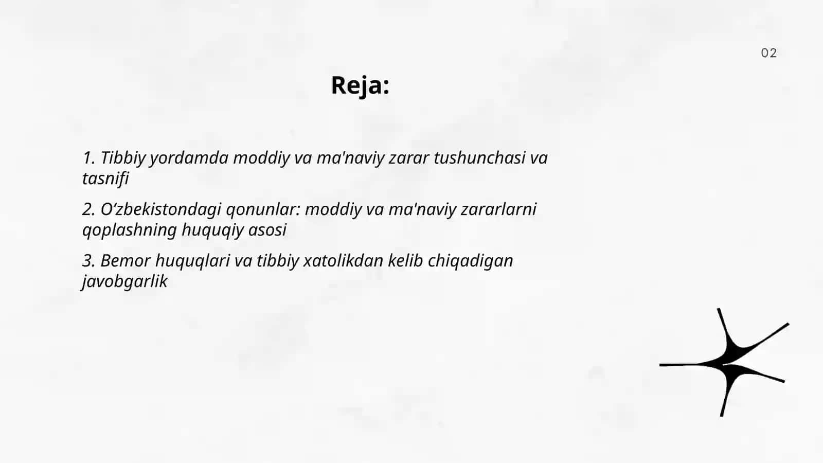 Tibbiy yordam ko'rsatishda yetkazilgan moddiy va ma'naviy zararni qoplash masalasining etik-huquqiy jihatlar 2
