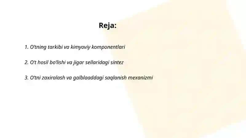Oʻtning hazim jarayonlarida ishtiroki 2