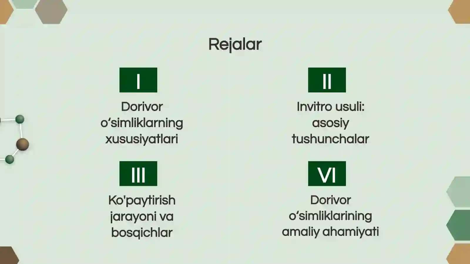 Dorivor o'simliklarni invitro usulida ko'paytirish 2