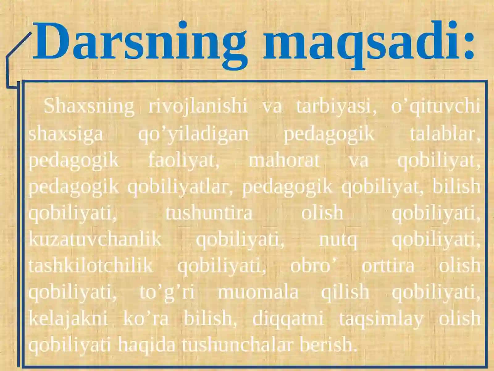 PEDAGOGIK QOBILIYAT: NAZARIYA VA AMALIYOT 2