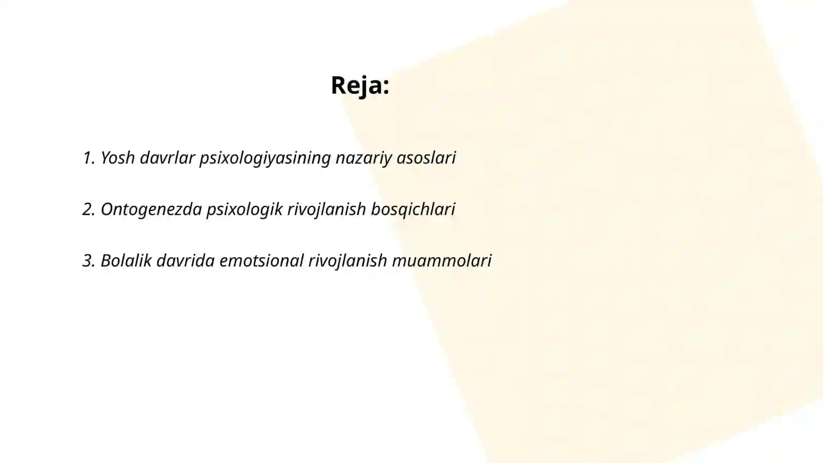 Ontogeniz psixologiyasiga yangicha yondashish 2
