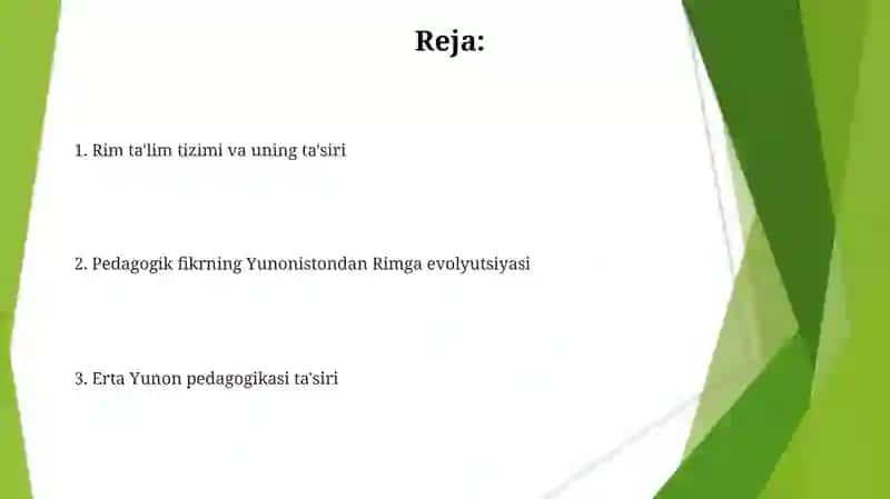 Jahon pedagogika fani va rivojlanish tarixi 2