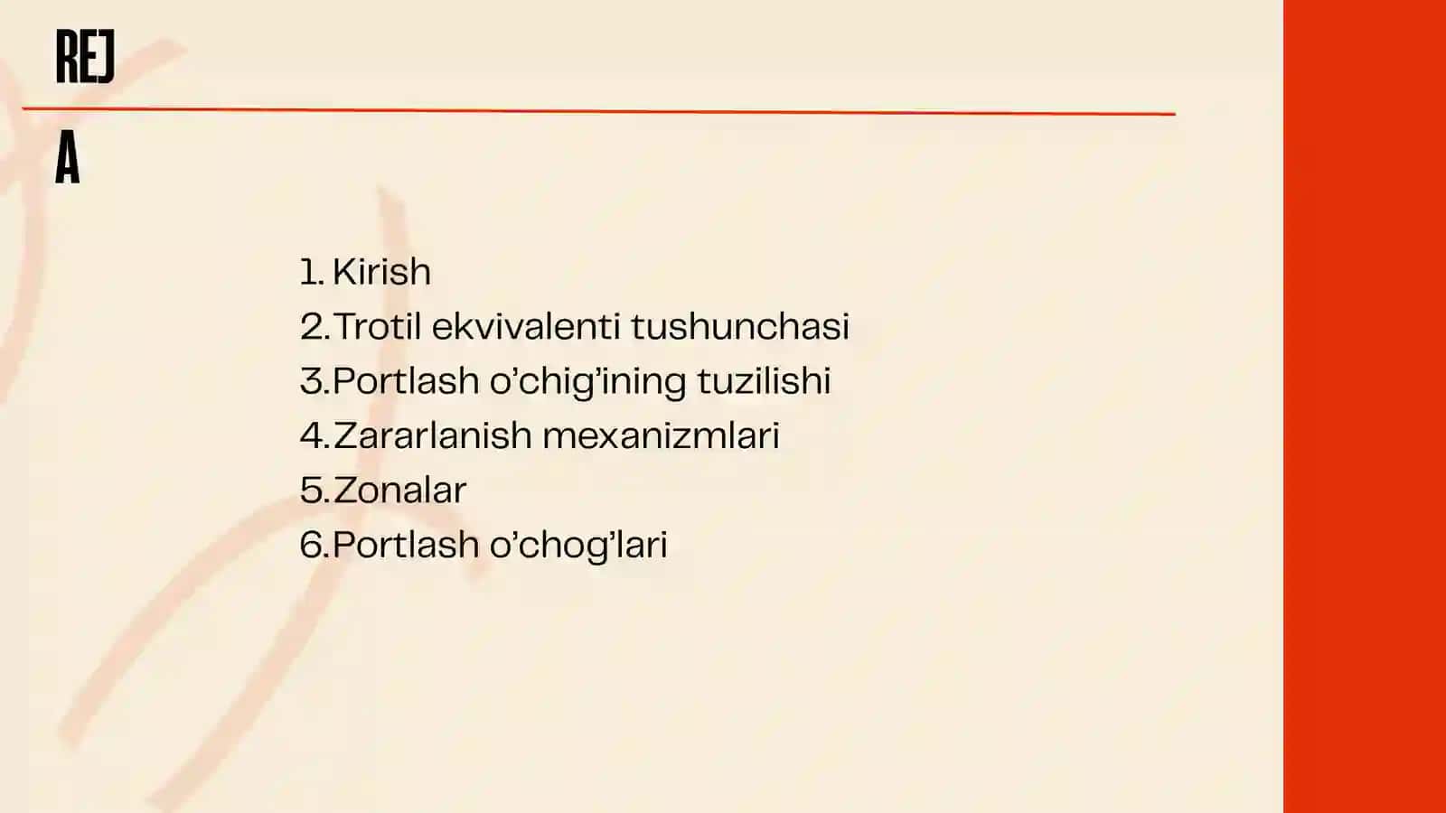 TROTIL EKVIVALENTI ASOSIDA PORTLASHO‘CHOG‘IDA ZARARLANISH ZONALARI PROGNOZI 2