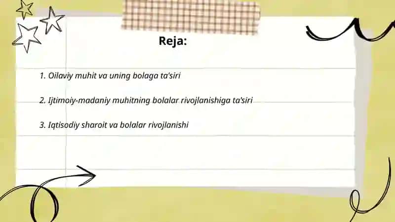Bola rivojlanishiga muhitning tasiri 4. 2