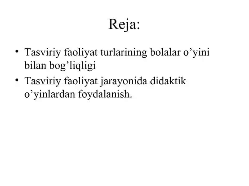 Tаsviriy fаоliyat turlаrining bоlаlаr o’yini bilаn bоg’liqligi 2