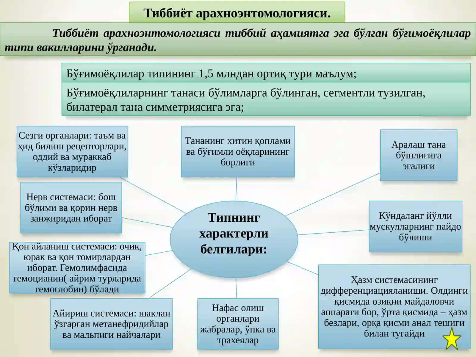 Тиббиёт арахноэнтомологияси 2