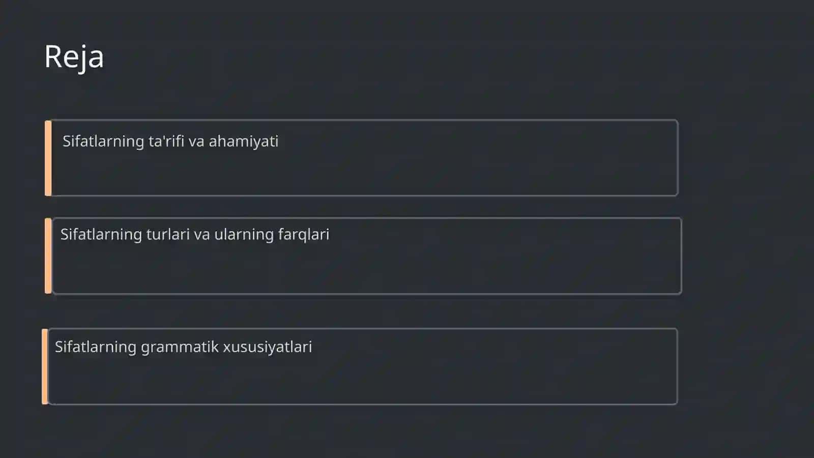Sifatlarning gramatik katigoriyasi 2