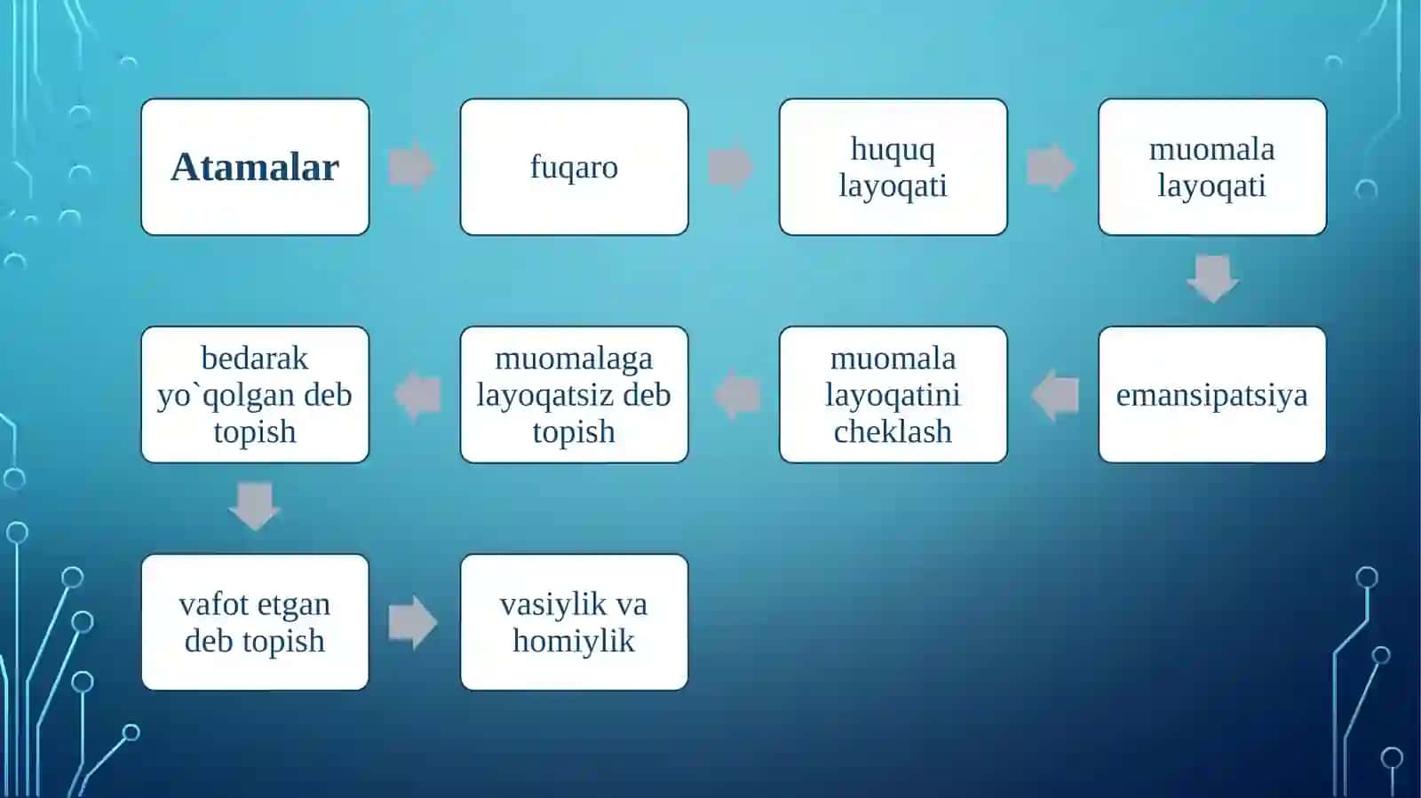 Fuqarolik huquqlarining amalga oshirilishi 2