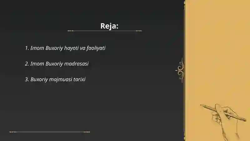Imom buxoriy yodgorligi haqida 2