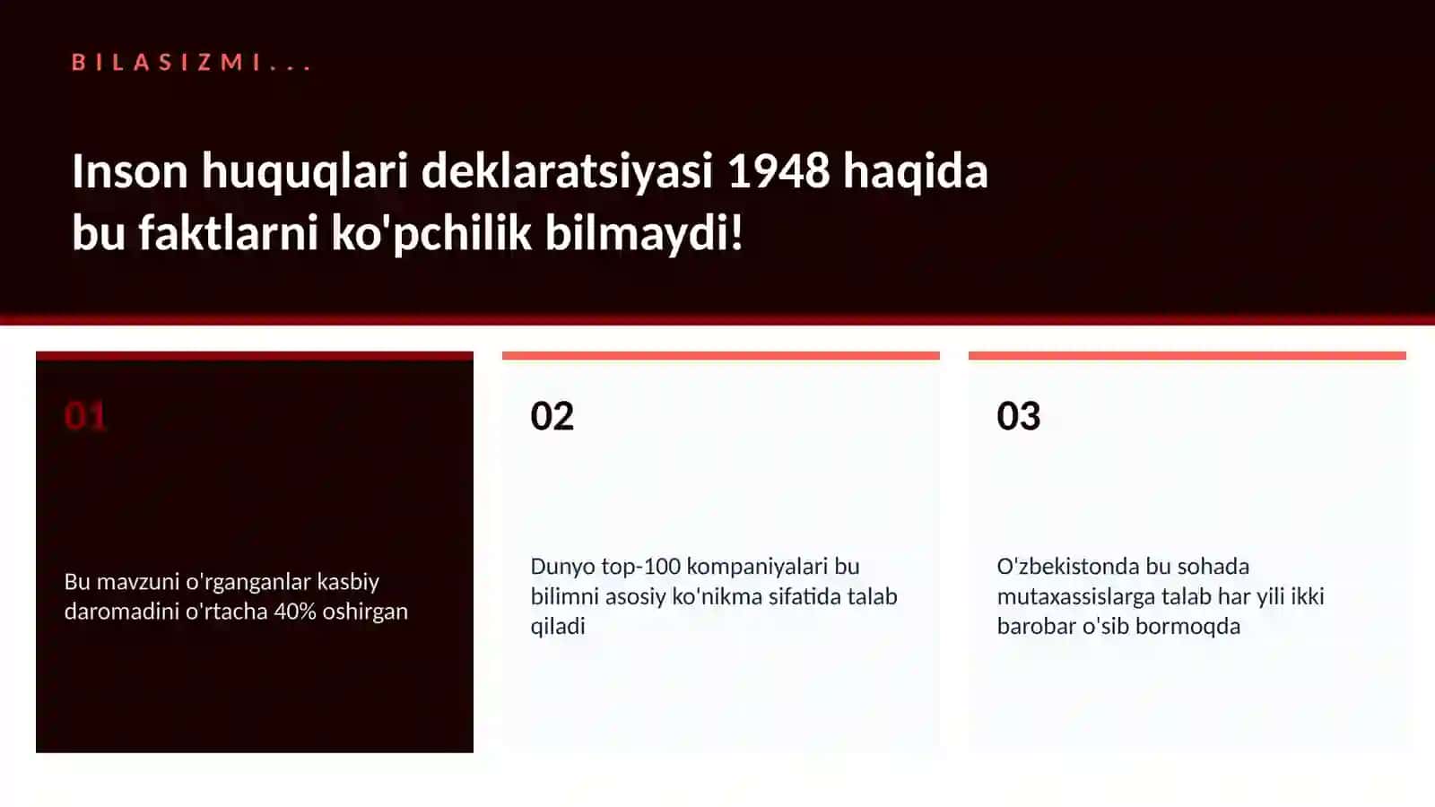 Inson huquqlari deklaratsiyasi 1948 2