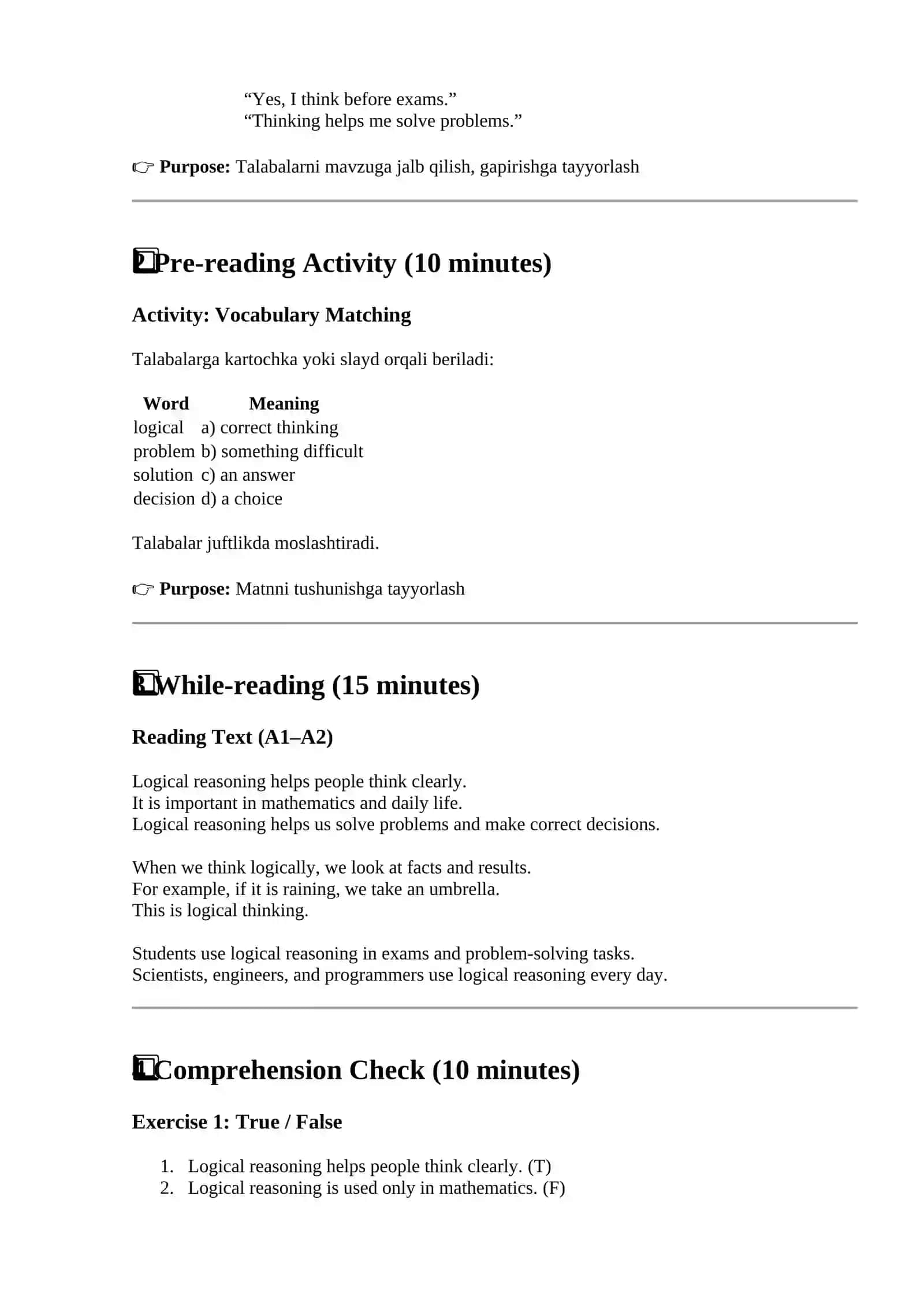 Logical Reasoning 2