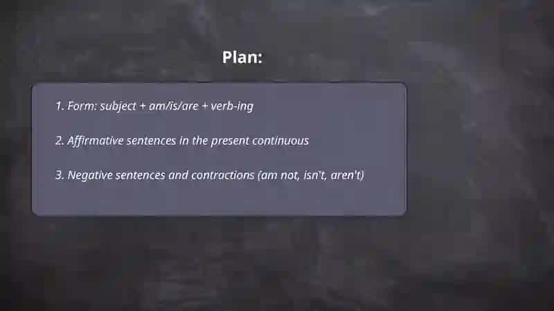 Present Continous 2
