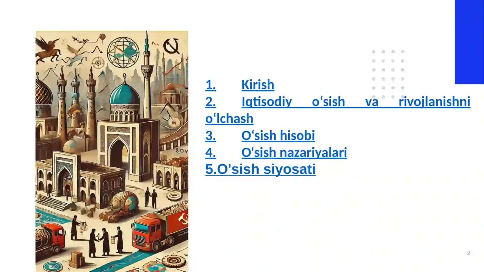 IQTISODIY O’SISH MASALALARI 2
