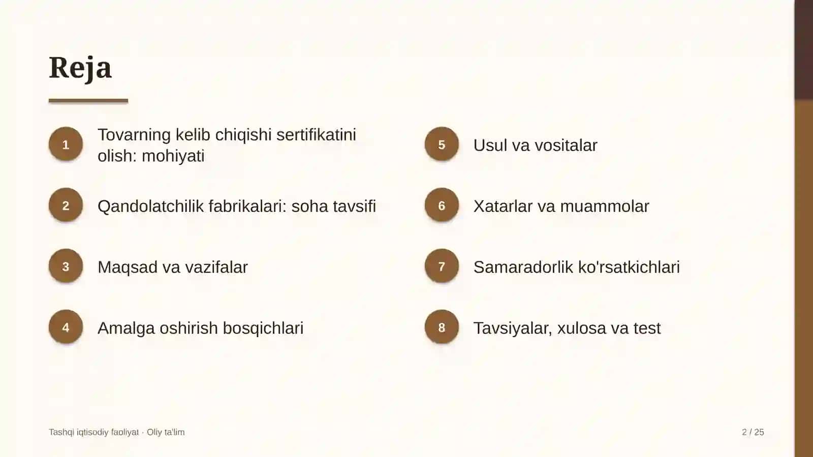 qandolatchilik fabrikalarida tovarning kelib chiqishi sertifikatini olish 9784 2