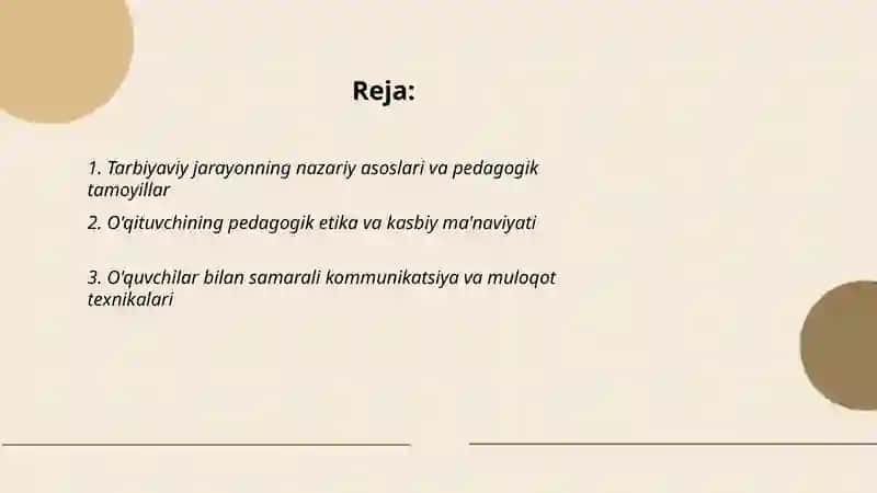 O’qituvchining tarbiyachi sifatidagi mahorati 2