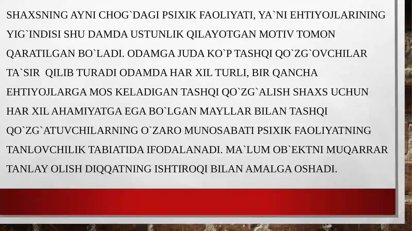 Diqqat va uning turlari 2