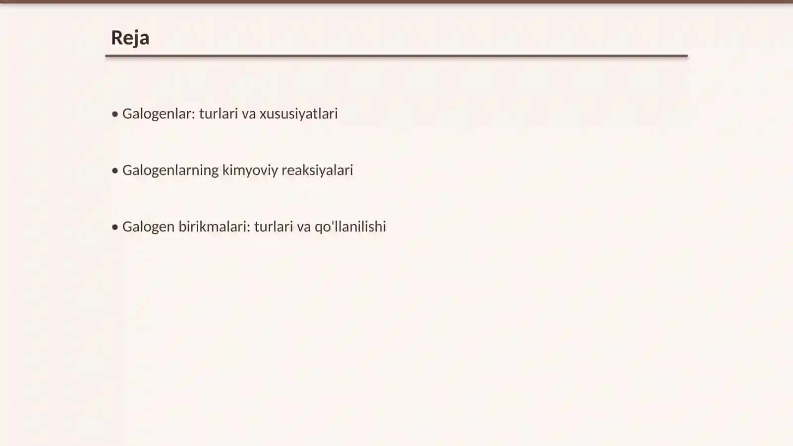 Galogenlarning o’zaro hosil qilgan birikmalari 2