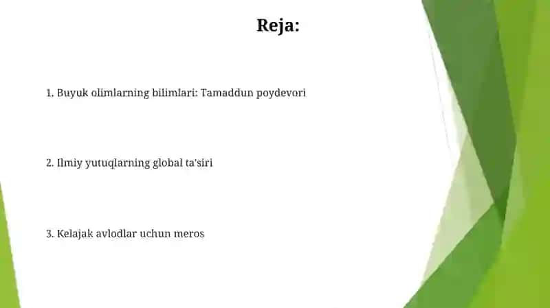 Al-Xorazmiyning 9-asrda algebra faniga qo'shgan hissasi 2