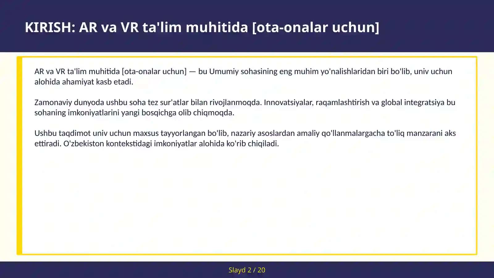 AR va VR ta'lim muhitida [ota-onalar uchun] 2