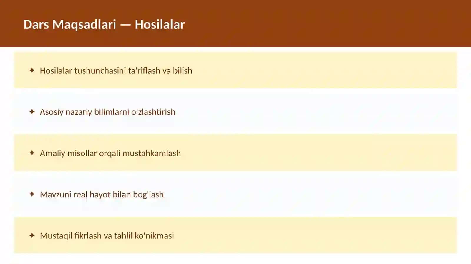 MATEMATIKA Limitlar Dars ishlanma 2