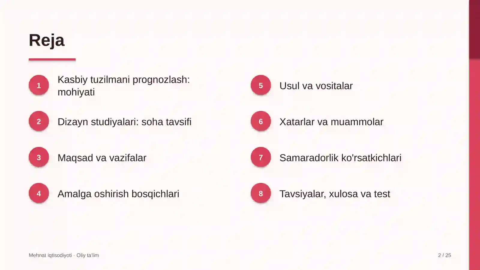 Dizayn studiyalarida kasbiy tuzilmani prognozlash 2
