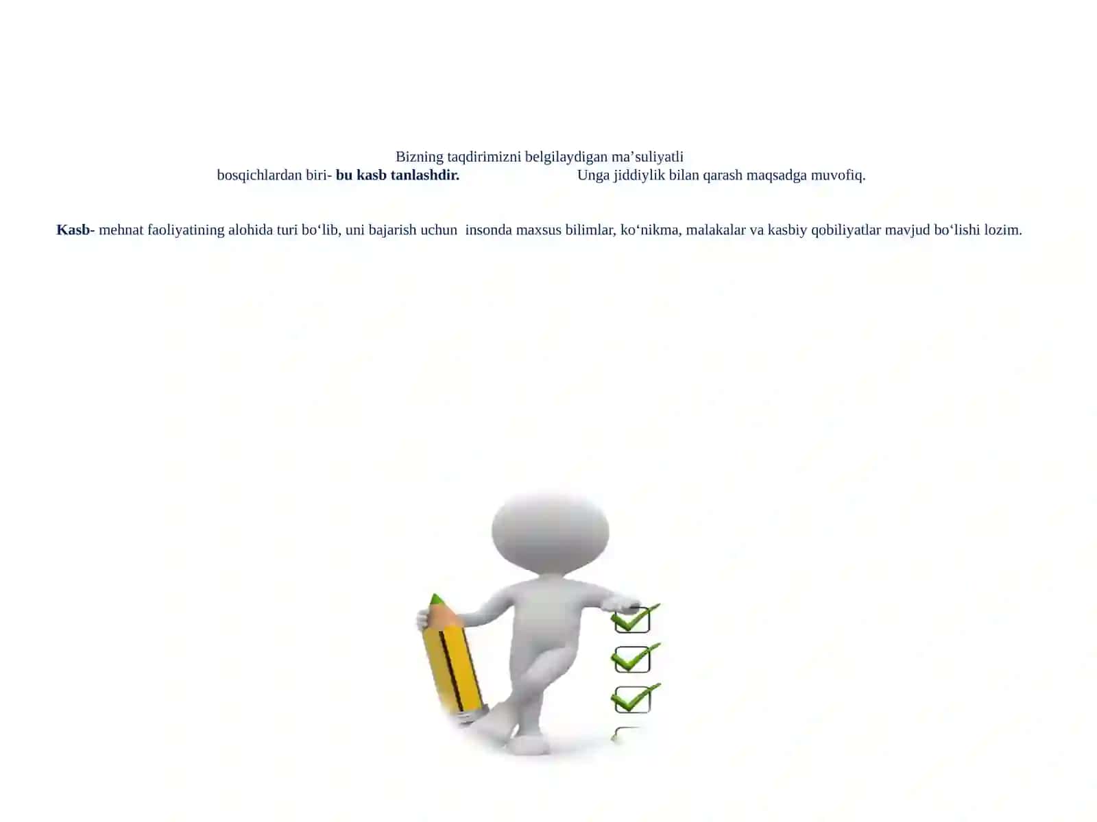 Temperament va kasb uyg'unligi 2