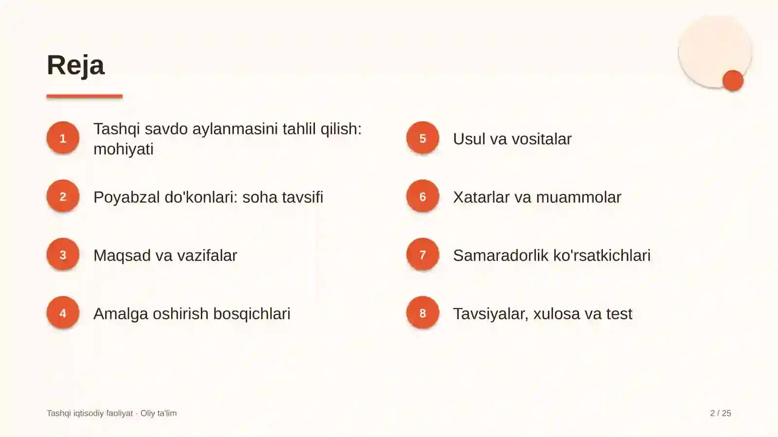 poyabzal do'konlarida tashqi savdo aylanmasini tahlil qilish 4604 2