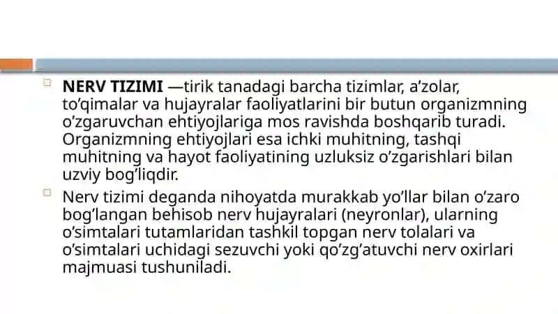 Markaziy nerv tizimi umumiy anatomiyasi 2