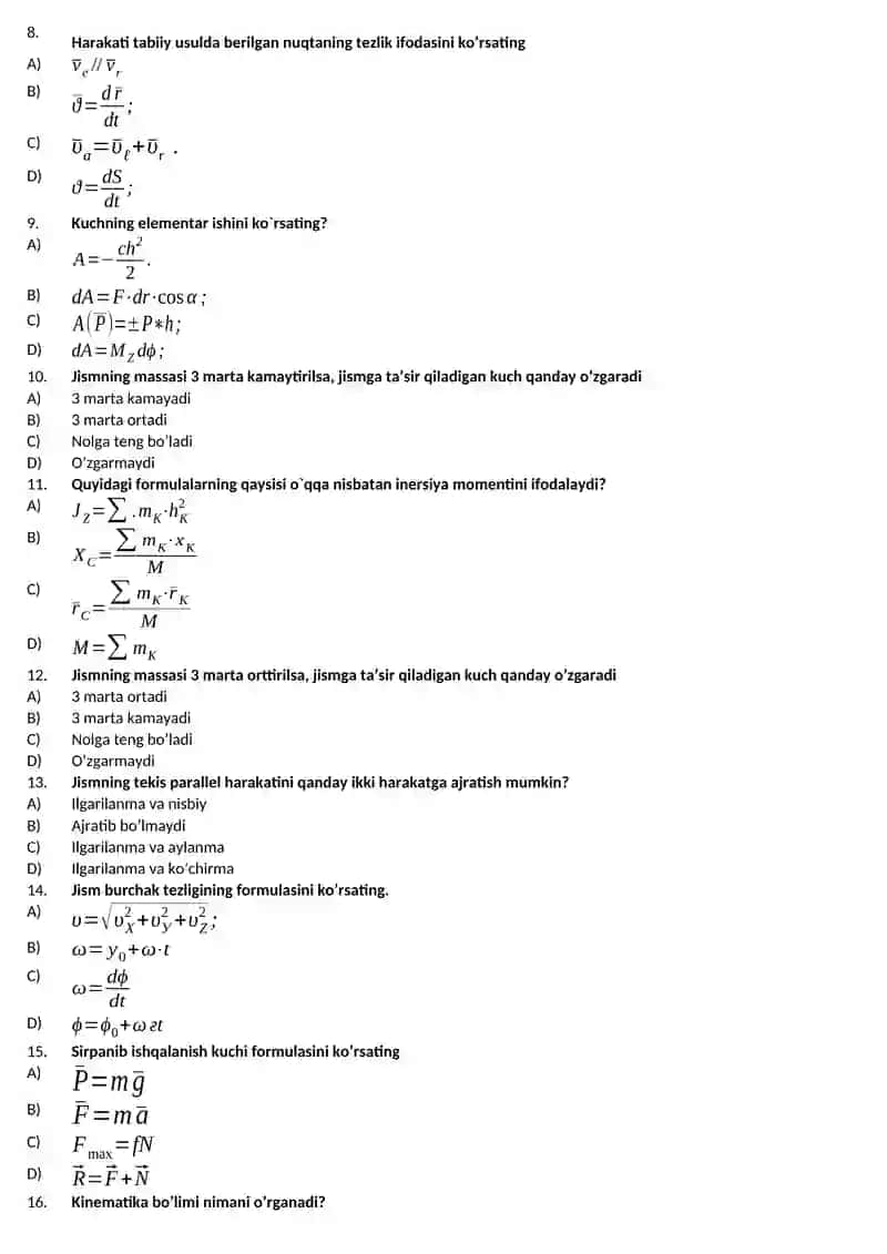 Statika 2