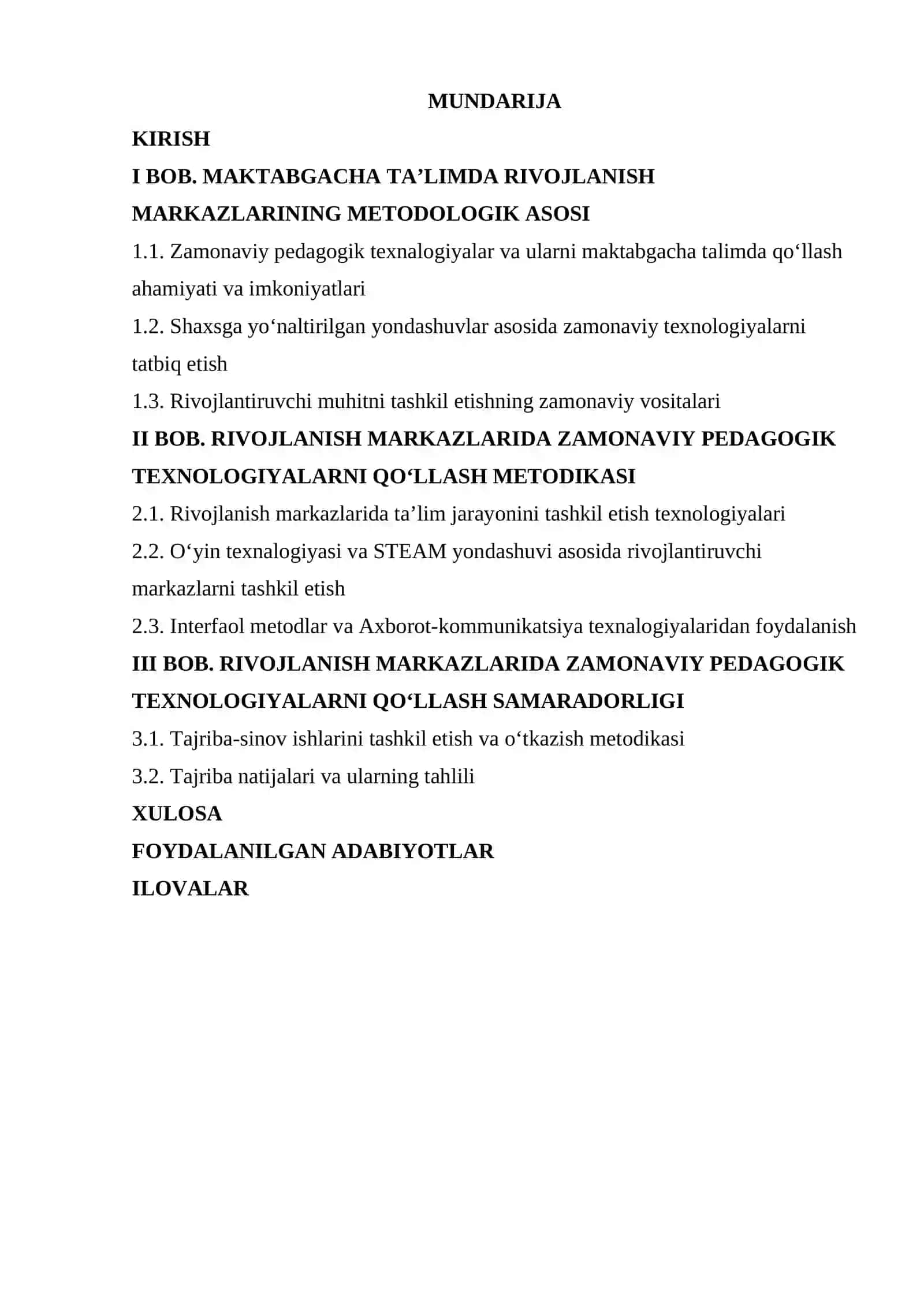 MTTda rivojlanish markazlarida zamonaviy pedagogik texnologiyalarni qo‘llash 2