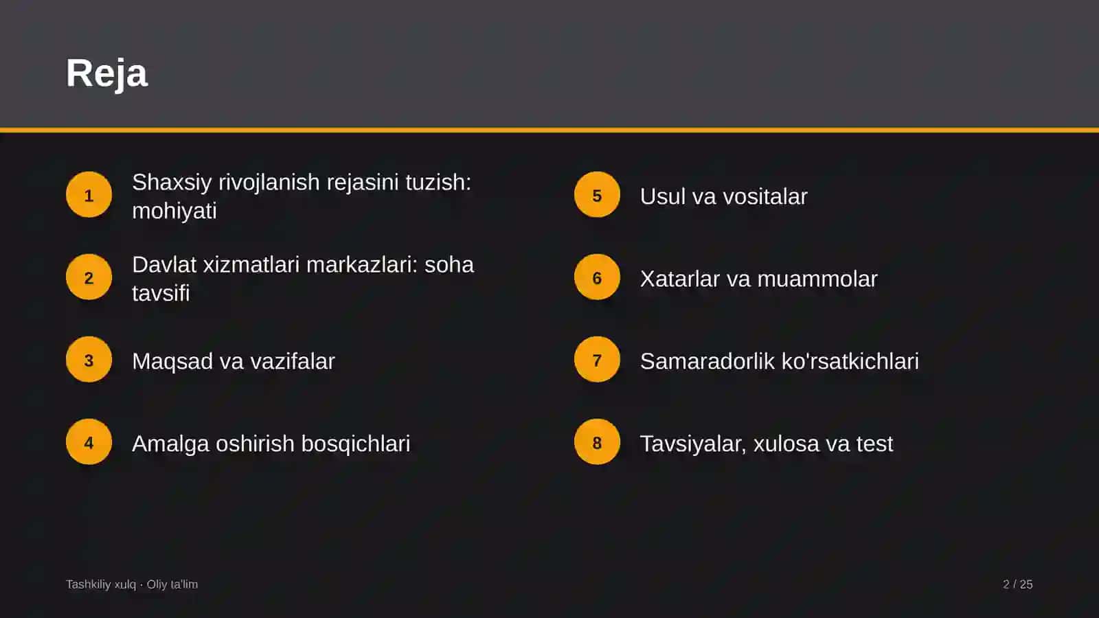 Shaxsiy rivojlanish rejasini tuzish: mohiyati 2
