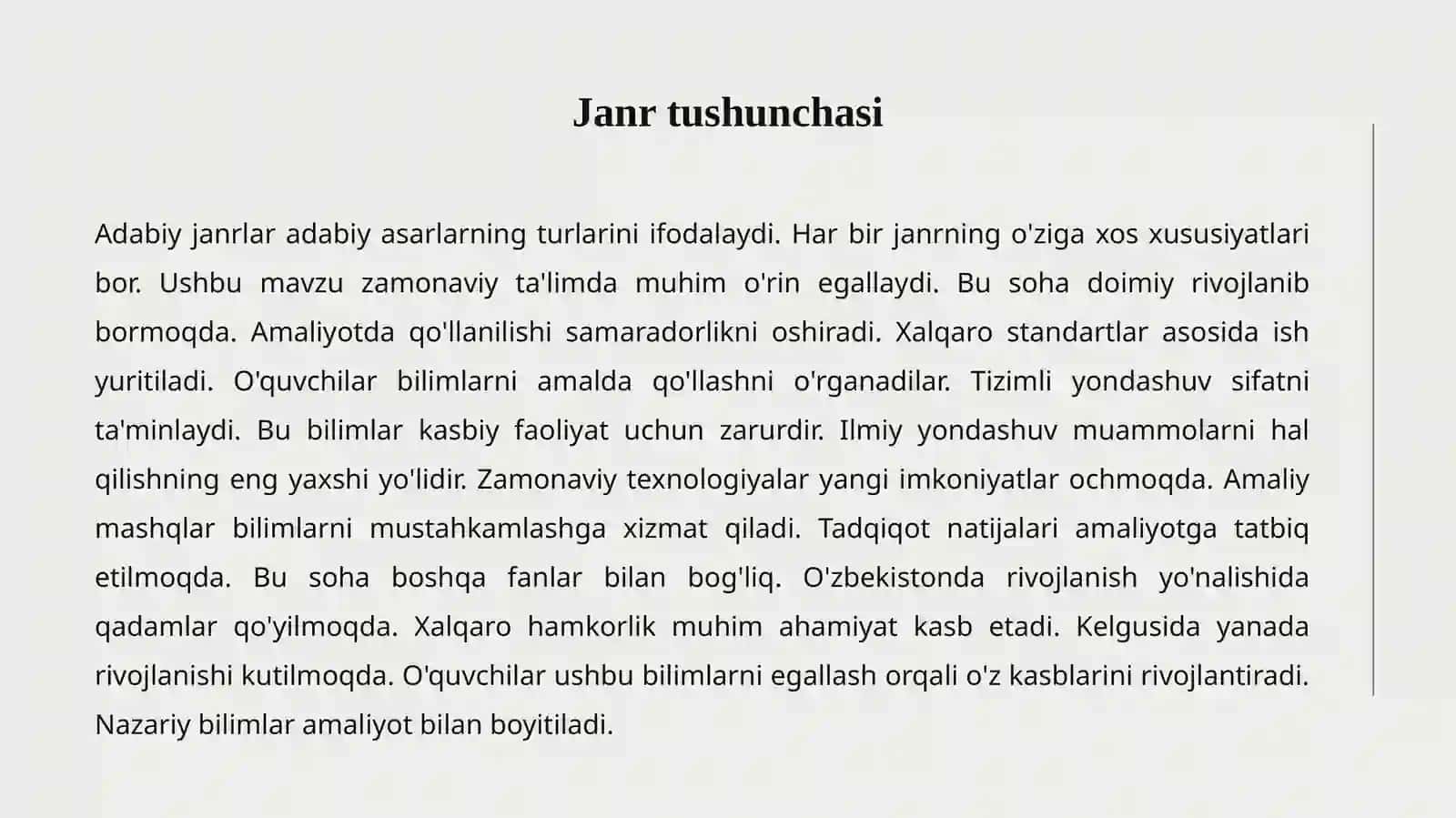 ADABIY JANRLAR 2