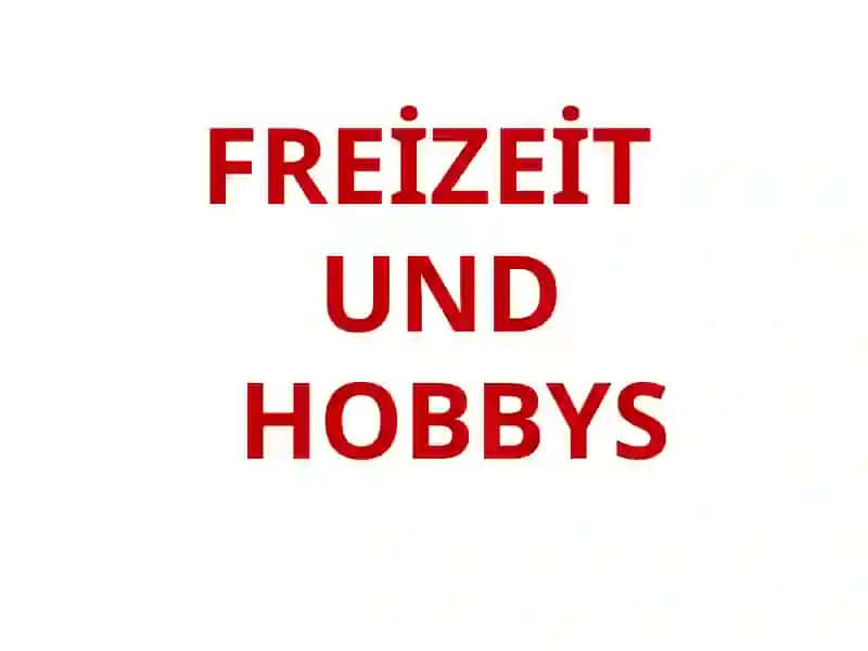 hobbys und freizeit 2