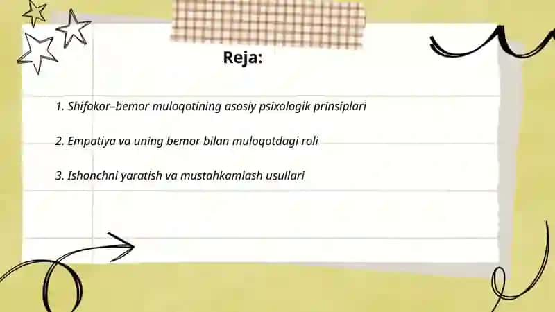 Shifokor va bemor muloqotining psixologik xususiyatlari 2