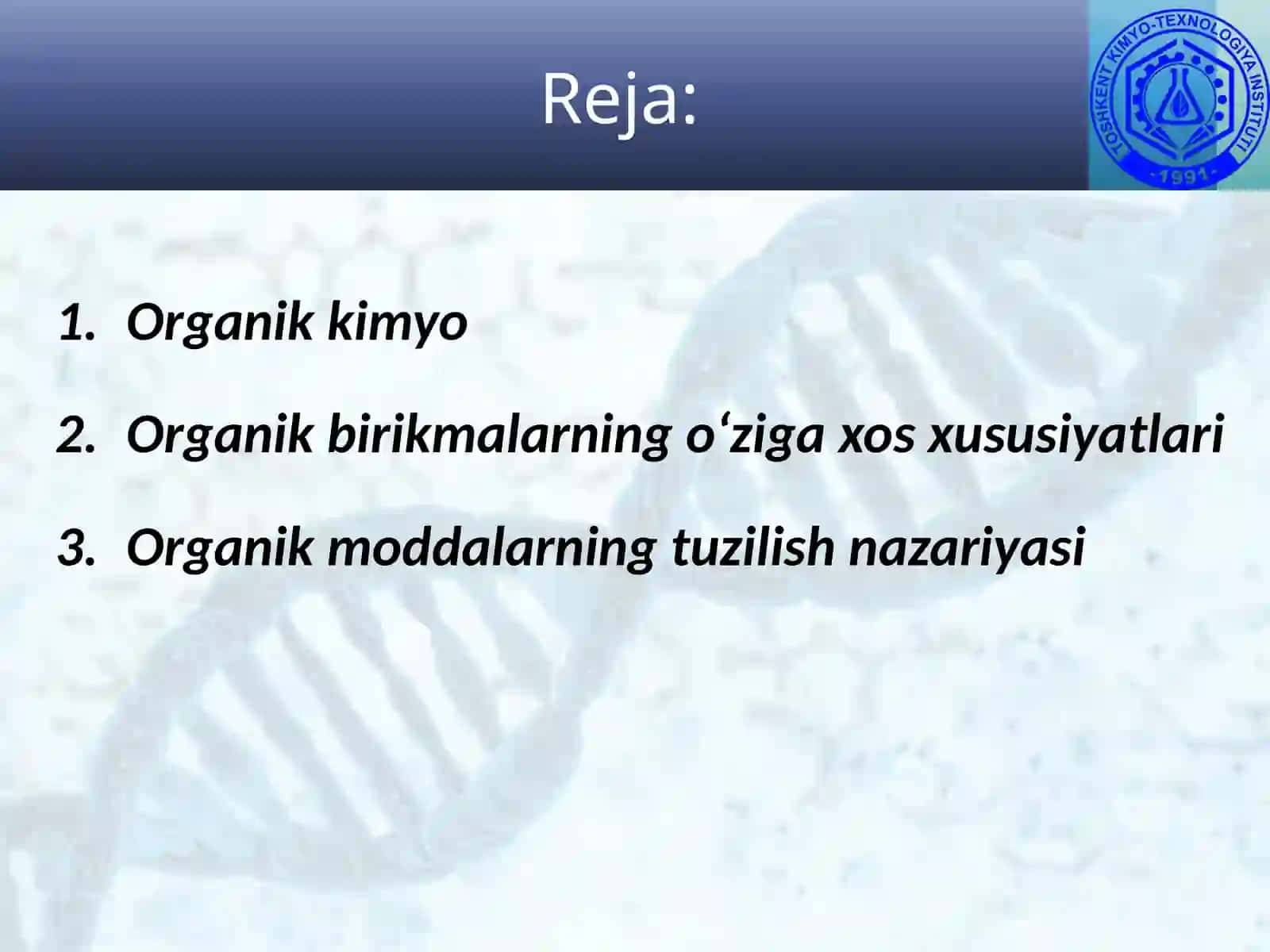 Organik kimyo tarixi 2